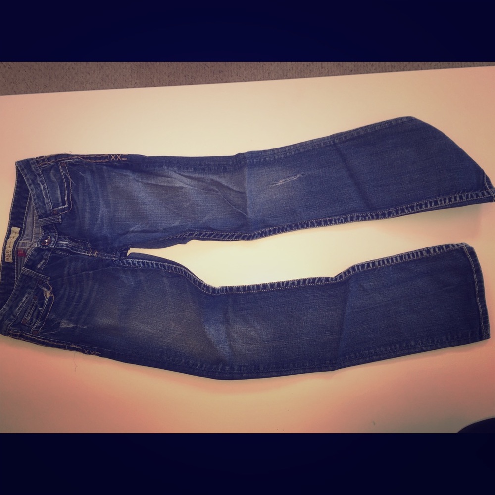 Buckle Boot Leg Jeans